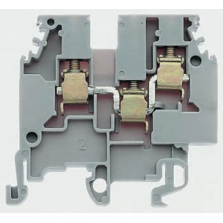 Entrelec SNA Series DIN Rail Terminal Block Blue, 4mm², 1-Level, Screw, 800V AC, 32A 1SNA125468R2200