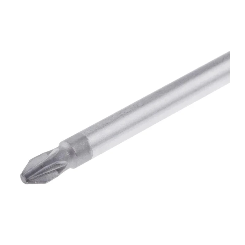 Wiha Pozidriv Screwdriver PZ2 Tip 100 mm Blade Bi-Material Handle 218mm Overall 00772