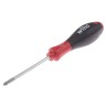 Wiha Pozidriv Screwdriver, PZ1 Tip, 80 mm Blade Length, 191 mm Overall Length, Bi-Material Handle, Chrome Vanadium 00770