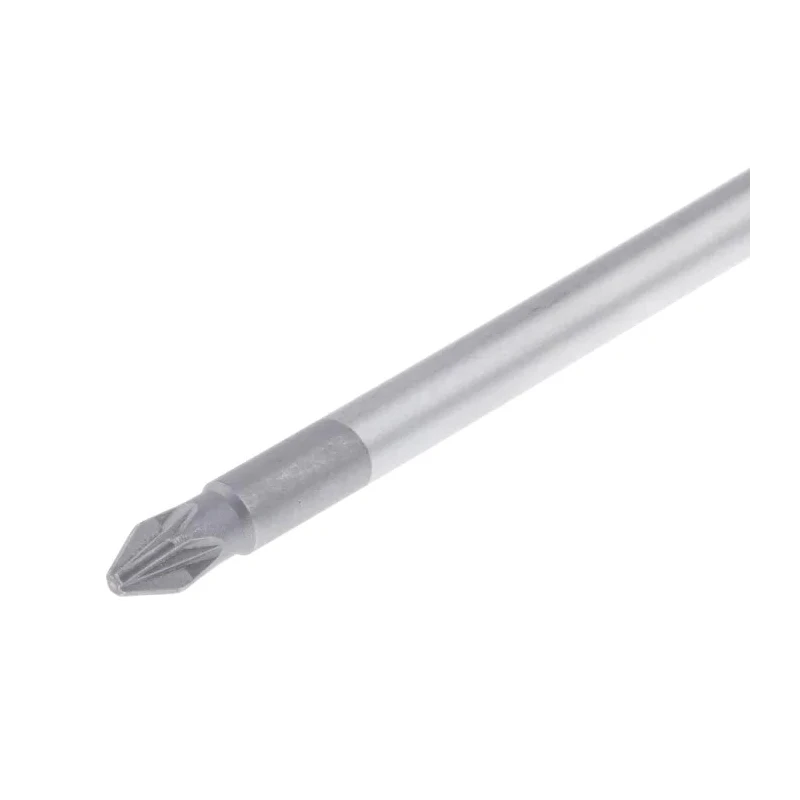 Wiha Pozidriv Screwdriver, PZ1 Tip, 80 mm Blade Length, 191 mm Overall Length, Bi-Material Handle, Chrome Vanadium 00770