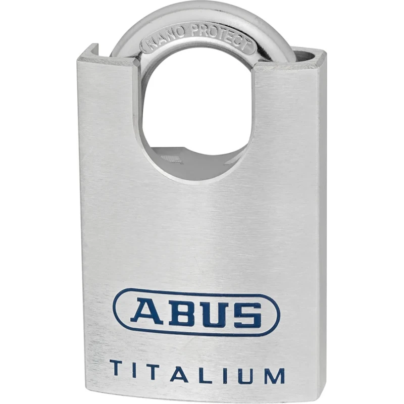 ABUS Weatherproof Keyed Titalium Safety Padlock with 9.5 mm Diameter Shackle and 50 mm Body 70266