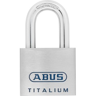 ABUS Titanium Safety Padlock, Keyed Alike, 11 mm Shackle Diameter, 25 mm Shackle Length, 60 mm Width, Weatherproof 70880