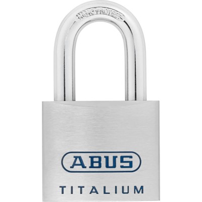 ABUS Titanium Safety Padlock, Keyed Alike, 11 mm Shackle Diameter, 25 mm Shackle Length, 60 mm Width, Weatherproof 70880