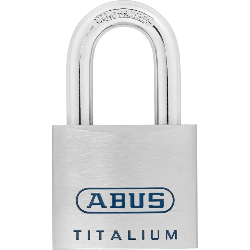 ABUS Titanium Safety Padlock, Keyed Alike, 11 mm Shackle Diameter, 25 mm Shackle Length, 60 mm Width, Weatherproof 70880