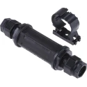RS PRO Black Nylon Junction Box IP68 5 Terminals IECEx 130 mm Length 32 mm Height IP68 Rated IP68