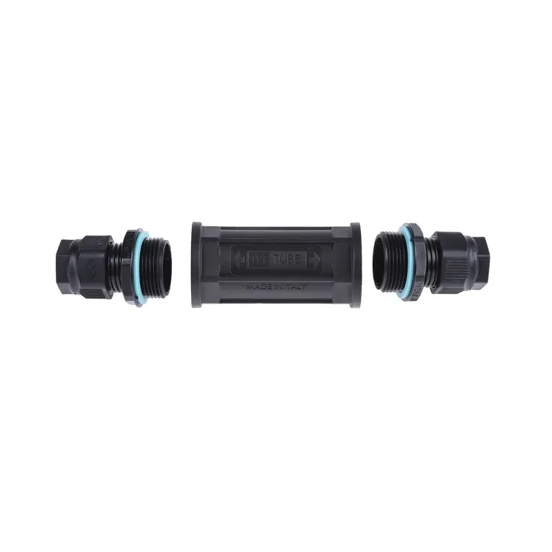 RS PRO Black Nylon Junction Box IP68 5 Terminals IECEx 130 mm Length 32 mm Height IP68 Rated IP68