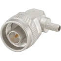 Rosenberger N Series Coaxial Connector Cable Male, 50 Ω, Right Angle Body 53S205-308N5