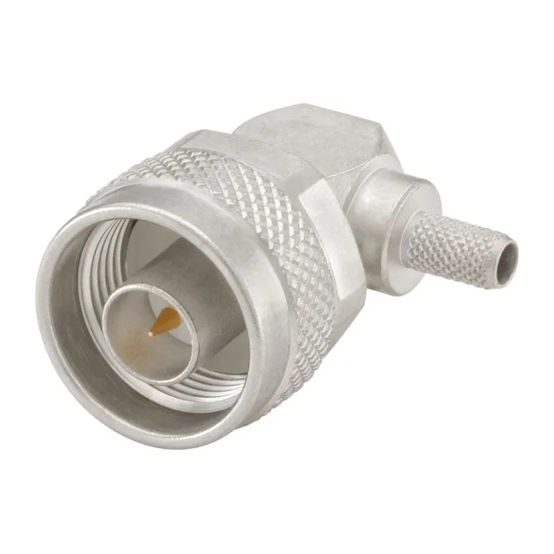 Rosenberger N Series Coaxial Connector Cable Male, 50 Ω, Right Angle Body 53S205-308N5