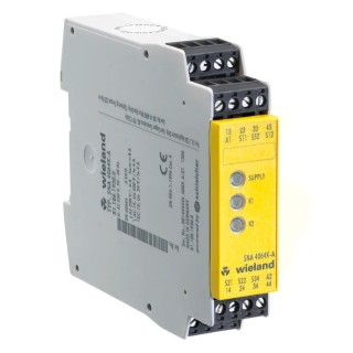 Wieland Safety Relay SNA 4063K 230V AC 3 Safety Contacts 1 Auxiliary Contact R1.188.1460.0