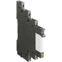 Wieland Flare Series Interface Relay DIN Rail Mount SPDT Contact 110V ac/dc Coil 5mA Coil Current 6A Switching 80.010.4525.0