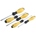 Wiha Phillips Slotted Standard Screwdriver Set 5-Piece ESD Safe, IEC 61340-5-1, Germany 27252