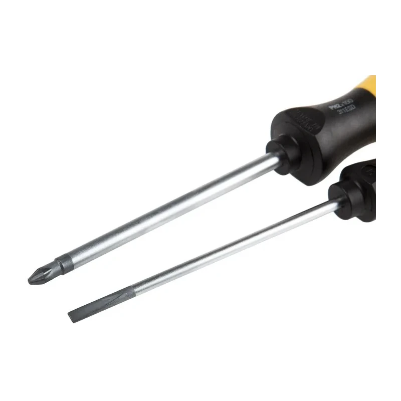 Wiha Phillips Slotted Standard Screwdriver Set 5-Piece ESD Safe, IEC 61340-5-1, Germany 27252