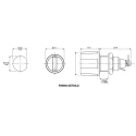Bulgin 6.3A Panel Mount Fuse Holder 1P-Pole for 5 x 20 mm Fuse, 250V AC FX0345