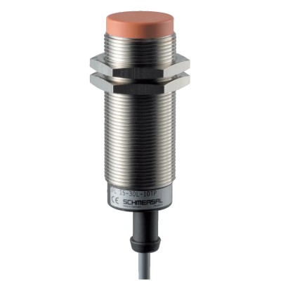 Schmersal Threaded Barrel Inductive Proximity Sensor M30 x 1.5 PNP 30V DC 200mA IFL 15-30L-10TP
