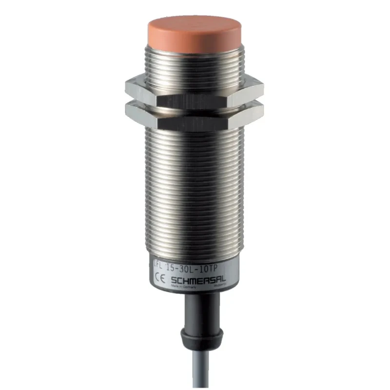 Schmersal Threaded Barrel Inductive Proximity Sensor M30 x 1.5 PNP 30V DC 200mA IFL 15-30L-10TP
