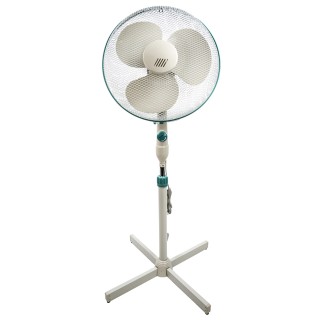RS PRO 400 mm Blade Diameter Pedestal Fan 3 Speed 230V Type G British 3-Pin Plug 470-4318