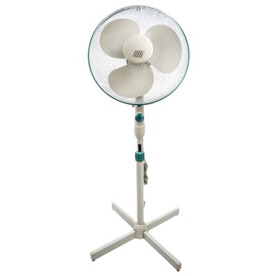 RS PRO 400 mm Blade Diameter Pedestal Fan 3 Speed 230V Type G British 3-Pin Plug 470-4318