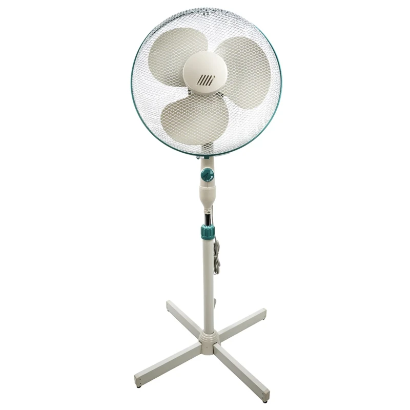 RS PRO 400 mm Blade Diameter Pedestal Fan 3 Speed 230V Type G British 3-Pin Plug 470-4318
