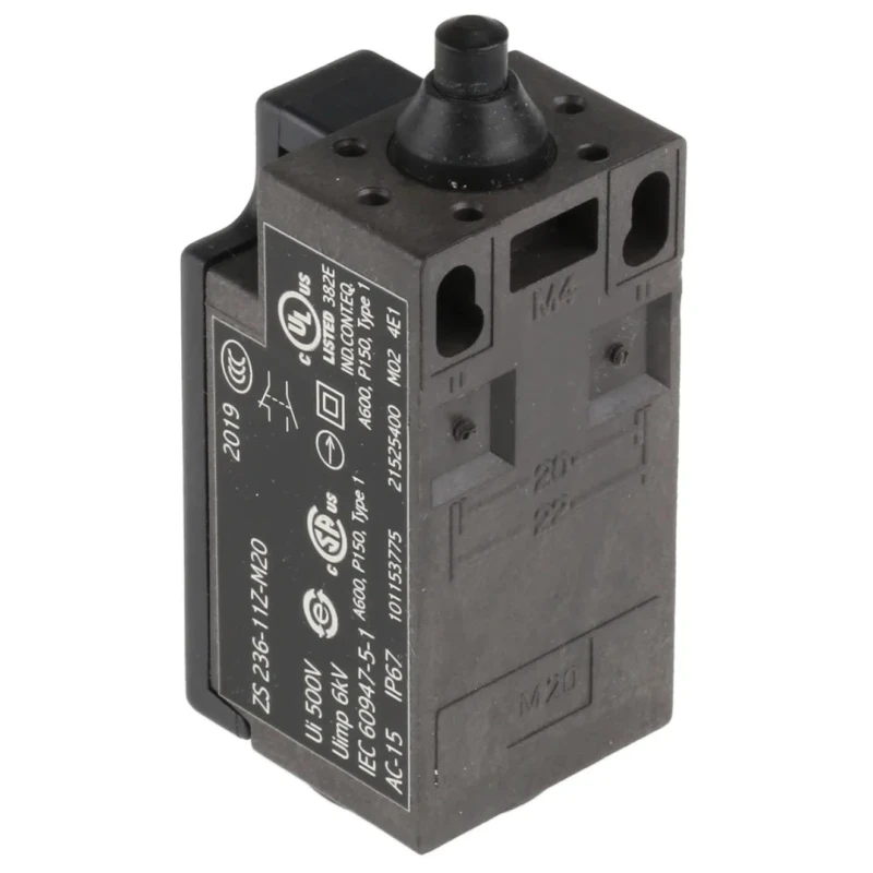 Schmersal Limit Switch , DPDT, IP67, Thermoplastic Housing, 230V AC, 4A
