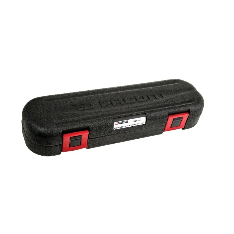 Facom Click Torque Wrench Window Clicker 5 To 25 Nm 1/4 in Square Drive 271mm Overall R.306A25PF