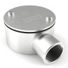 RS PRO Conduit Satin Conduit Fitting 25 mm Nominal Size M4 Thread 316 Stainless Steel IP67 Rating 471-1237
