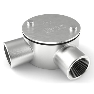 RS PRO Satin Finish 316 Stainless Steel Conduit Fitting 20 mm Nominal Size, 1.5 mm Thread, IP67 Rated 471-1265