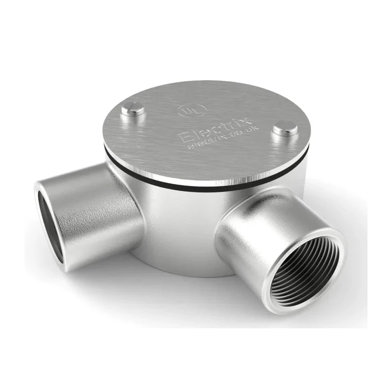 RS PRO Conduit Satin Conduit Fitting 25 mm Nominal Size M4 Thread 316 Stainless Steel IP67 Rated 471-1271