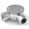 RS PRO Conduit Satin Conduit Fitting 25 mm Nominal Size M4 Thread 316 Stainless Steel IP67 Rated 471-1271