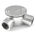 RS PRO Conduit Satin Conduit Fitting 25 mm Nominal Size M4 Thread 316 Stainless Steel IP67 Rated 471-1271