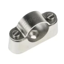 RS PRO Silver 316 Stainless Steel Cable Clip Saddle Clamp 25 mm Maximum Bundle Diameter Screw Fixing 56 mm Length 471-1316