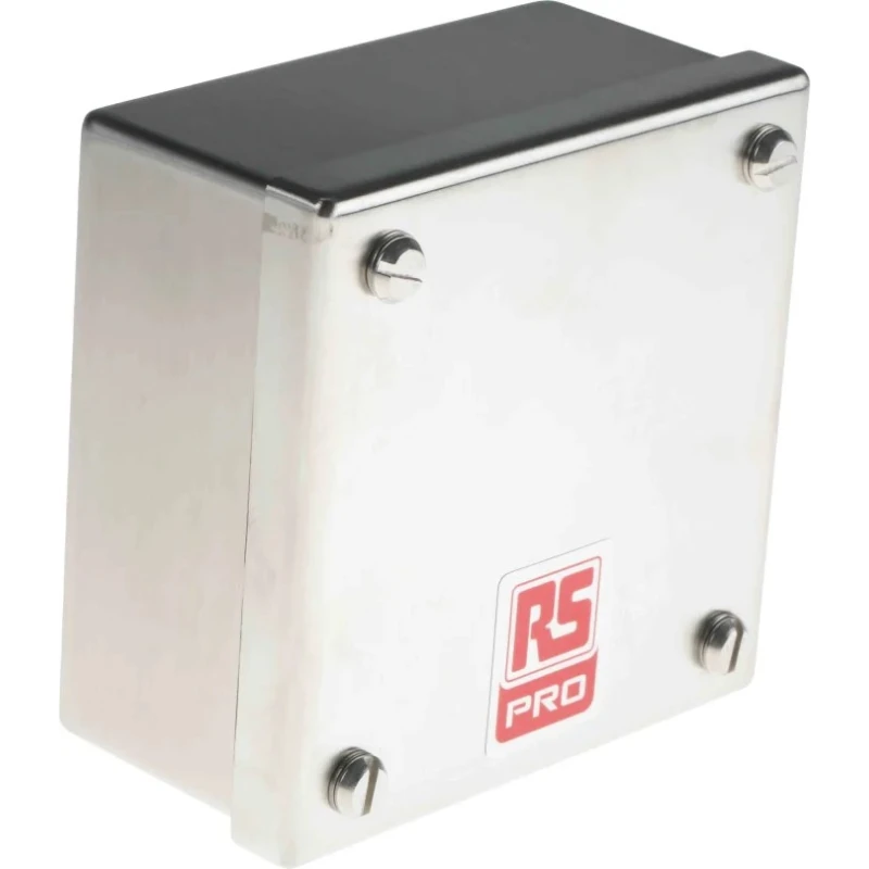RS PRO Satin 316 Stainless Steel Adaptable Enclosure Box 104mm x 104mm x 50mm 471-1580