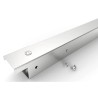 RS PRO Industrial Cable Trunking Grey, 304 Stainless Steel, W50mm x D50mm x L3m W50mm