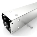 RS PRO Industrial Grey 304 Stainless Steel Cable Trunking, 75mm Width x 75mm Depth x 3m Length W75mm