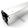 RS PRO Industrial Grey 304 Stainless Steel Cable Trunking, 75mm Width x 75mm Depth x 3m Length W75mm