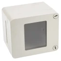 OKW Enclosures polyDOOR Series Grey Grey Lid Polyester Enclosure IP66 100mm x 140mm x 120mm 