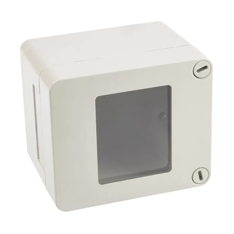 OKW Enclosures polyDOOR Series Grey Grey Lid Polyester Enclosure IP66 100mm x 140mm x 120mm 