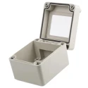 OKW Enclosures polyDOOR Series Grey Grey Lid Polyester Enclosure IP66 100mm x 140mm x 120mm 