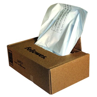 Fellowes Shredder Waste Bag 34 Litres Pack of 100 36053