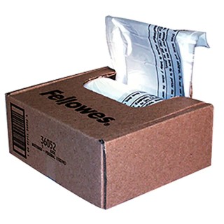 Fellowes Shredder Waste Bag for Home Office Machines 100 Per Pack 36052