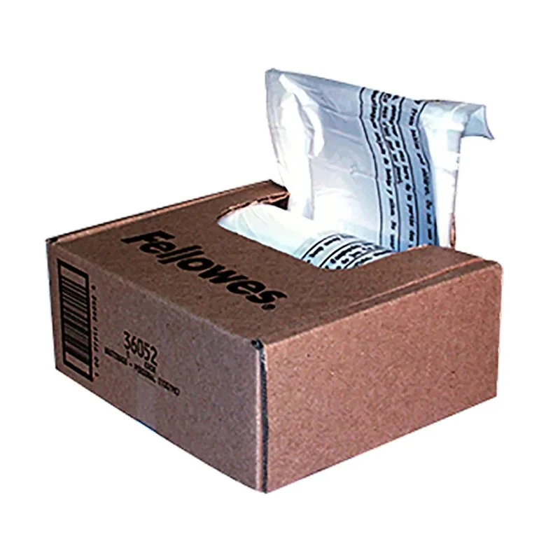 Fellowes Shredder Waste Bag for Home Office Machines 100 Per Pack 36052