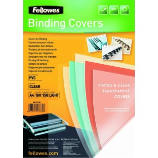 Fellowes Transparent A4 Polyvinyl Chloride Binding Cover 5376001