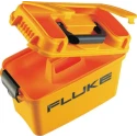 Fluke Hard Plastic Multimeter Carrying Case Portable Protective Case with Lock and Hook-and-Loop Straps C1600