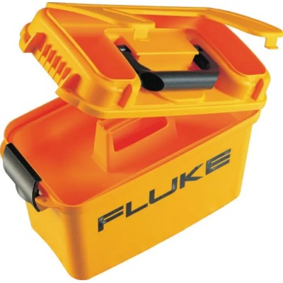 Fluke Hard Plastic Multimeter Carrying Case Portable Protective Case with Lock and Hook-and-Loop Straps C1600
