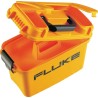 Fluke Hard Plastic Multimeter Carrying Case Portable Protective Case with Lock and Hook-and-Loop Straps C1600