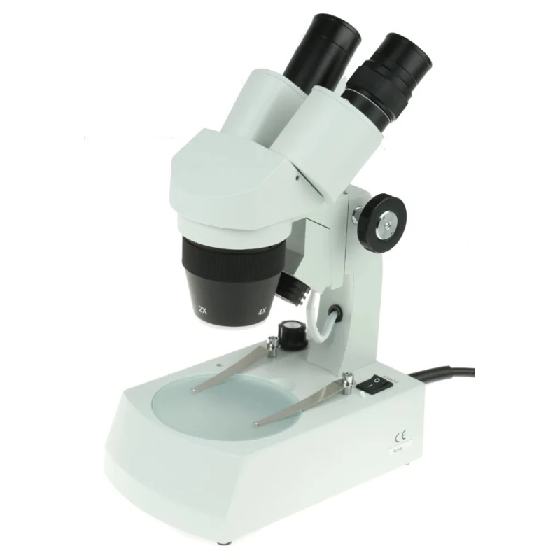 RS PRO Deluxe Stereo Microscope 20x and 40x Optical Magnification Illuminated Model 471-8834