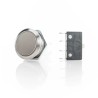ITW Switches H48M Series Stainless Steel Momentary Push Button Switch Panel Mount 19.6 mm Cutout SPDT Clear LED H48M-110N