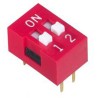 APEM Recessed Rotary Coded DIP Switch , SPST, 10N Operation Force, 2mm Stroke, 25mA 24Vdc Switching, 100mA 50Vdc NDSR-02-V