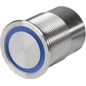 Schurter Illuminated Momentary Piezo Switch, SPST, IP69K/IP67, 100mA, -40°C to 85°C 1241.3669