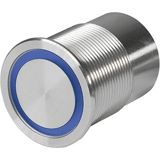 Schurter Illuminated Momentary Piezo Switch, SPST, IP69K/IP67, 100mA, -40°C to 85°C 1241.3669