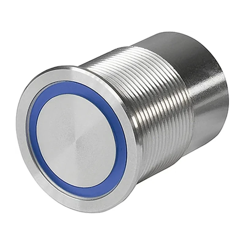Schurter Illuminated Momentary Piezo Switch, SPST, IP69K/IP67, 100mA, -40°C to 85°C 1241.3669